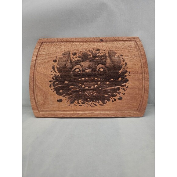 Stitch Walnut Laser Engraved Cutting Board - Picture 4 of 4